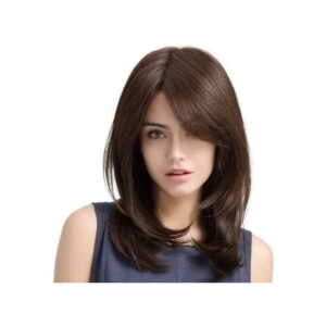 Ladies Straight Hair Wig- Medium Brown